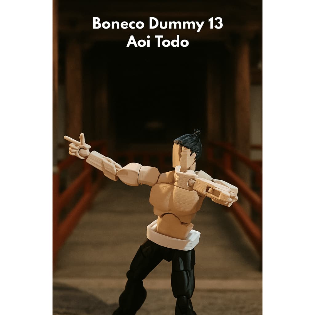 Boneco Dummy 13 Aoi Todo Brinquedo  Articulado Jujutsu Kaisen Decoração - Impressão 3D