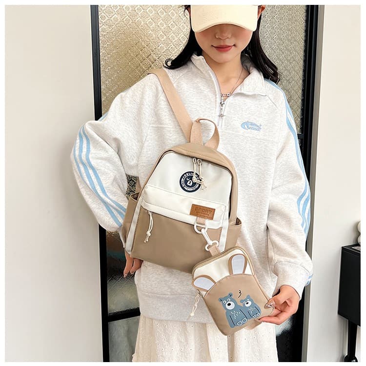 Kit Mochila e Infantil Escolar com Estampa de Urso Conforto Resistência e Qualidade Ideal para Escola e Passeios