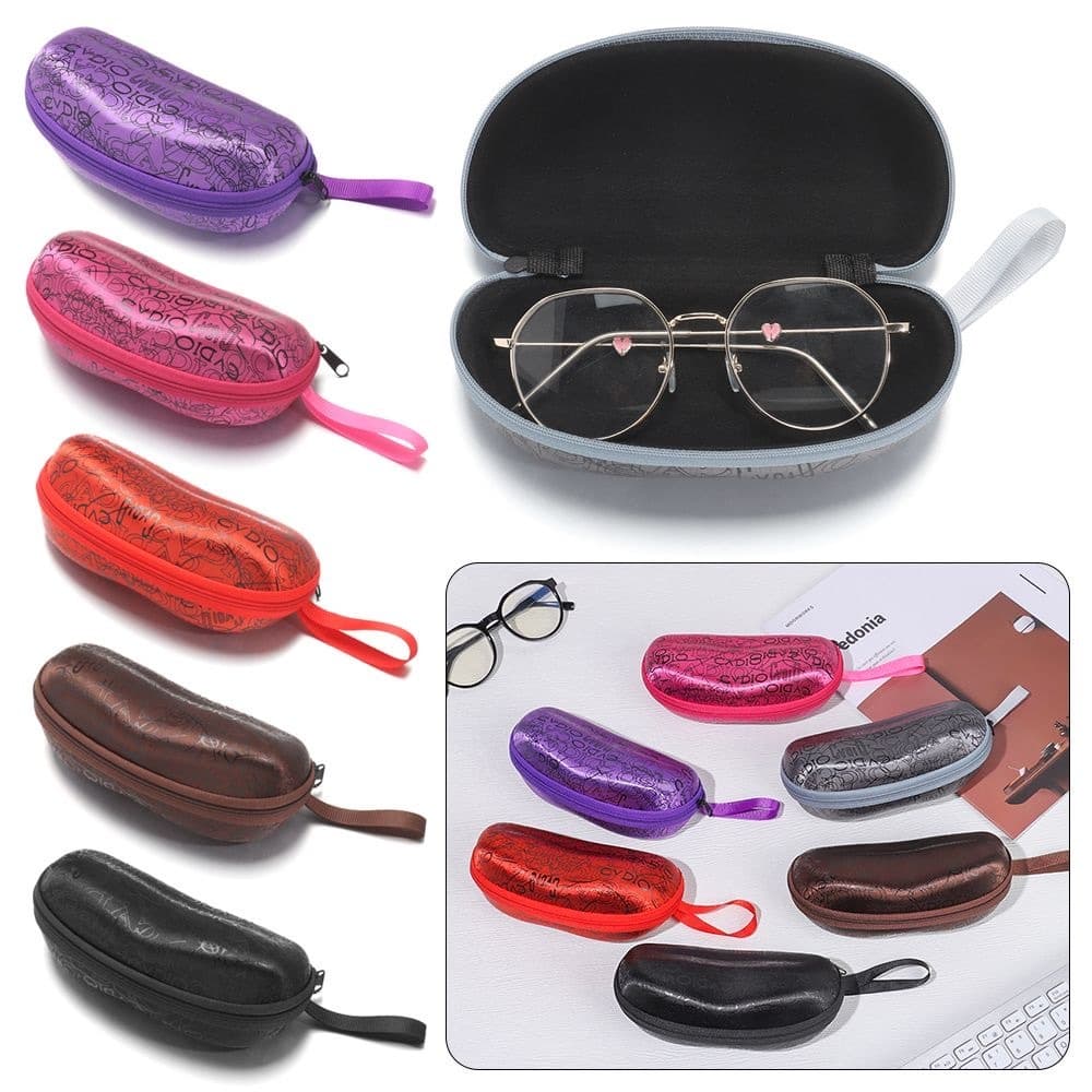 Kit Estojo Para Óculos Case Com Zíper Varias Cores novo-BR-NV-42301
