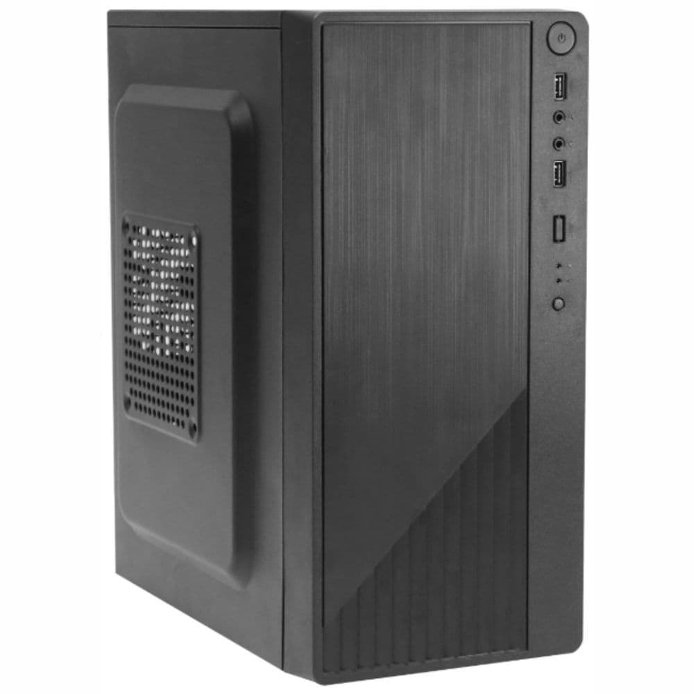 Gabinete Micro ATX Padrão Simples Standard Preto PC Desktop Computador Escritório Casa Home Office