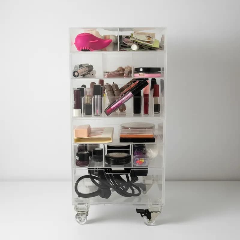 Organizador de Maquiagem Luxo Premium Acrílico Monplas