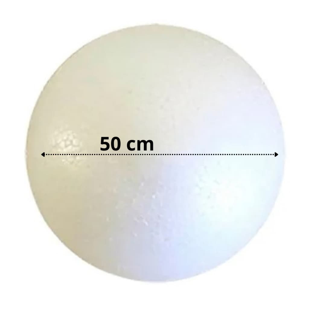 Bola de Isopor Grande 500mm Sistema Solar Artesanato Decoração Styroform