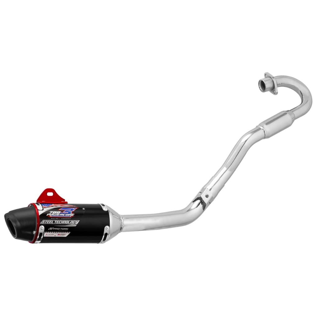 Escapamento Moto Steel Technology  Powercore 3 Pro Tork Compatível Com CRF 230F 2007 a 2020