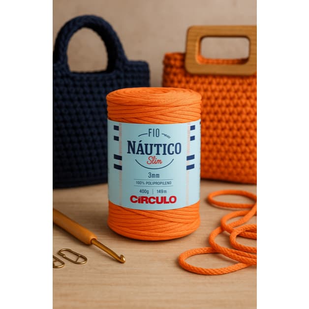 🧵 Fio Náutico 3mm Círculo – Perfeito para Bolsas, Cestos e Macramê!