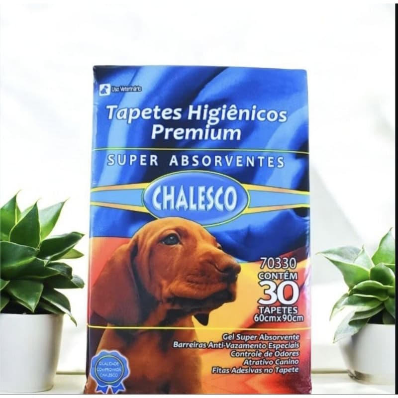 Tapete Higiênico Para Cães 30 Unidades 90x60cm Chalesco