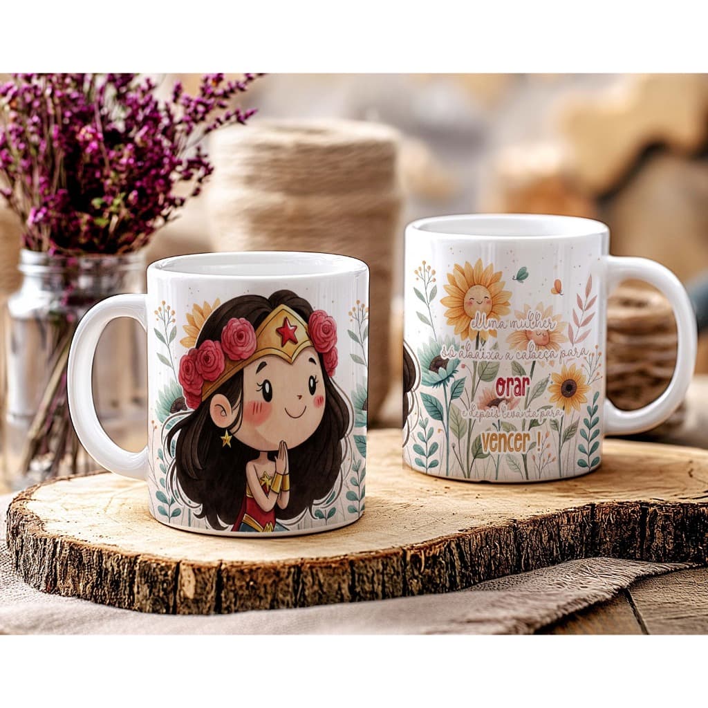 Caneca Personalizada Meninas de Deus Provérbios