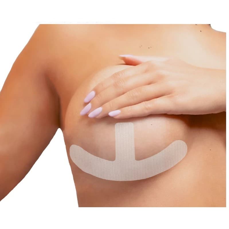 Silicone Gel Fita Adesiva Cicatriz T Invertido Para Mamoplastia e Mastopexia 1Par Siliforma