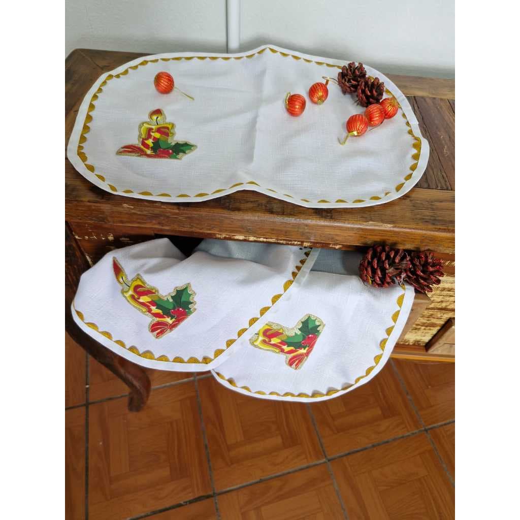 Souplast Natalino com pacht aplique decorado c/02 und
