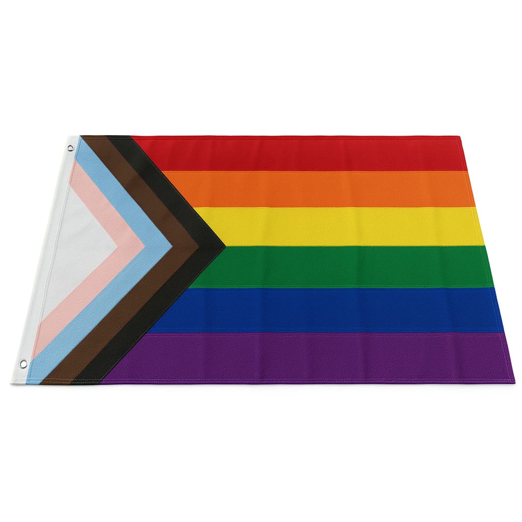 Nova Bandeira Do Orgulho Gay Lgbt+ Arco Íris - 150x90 Cm Cores Fortes Dupla Face