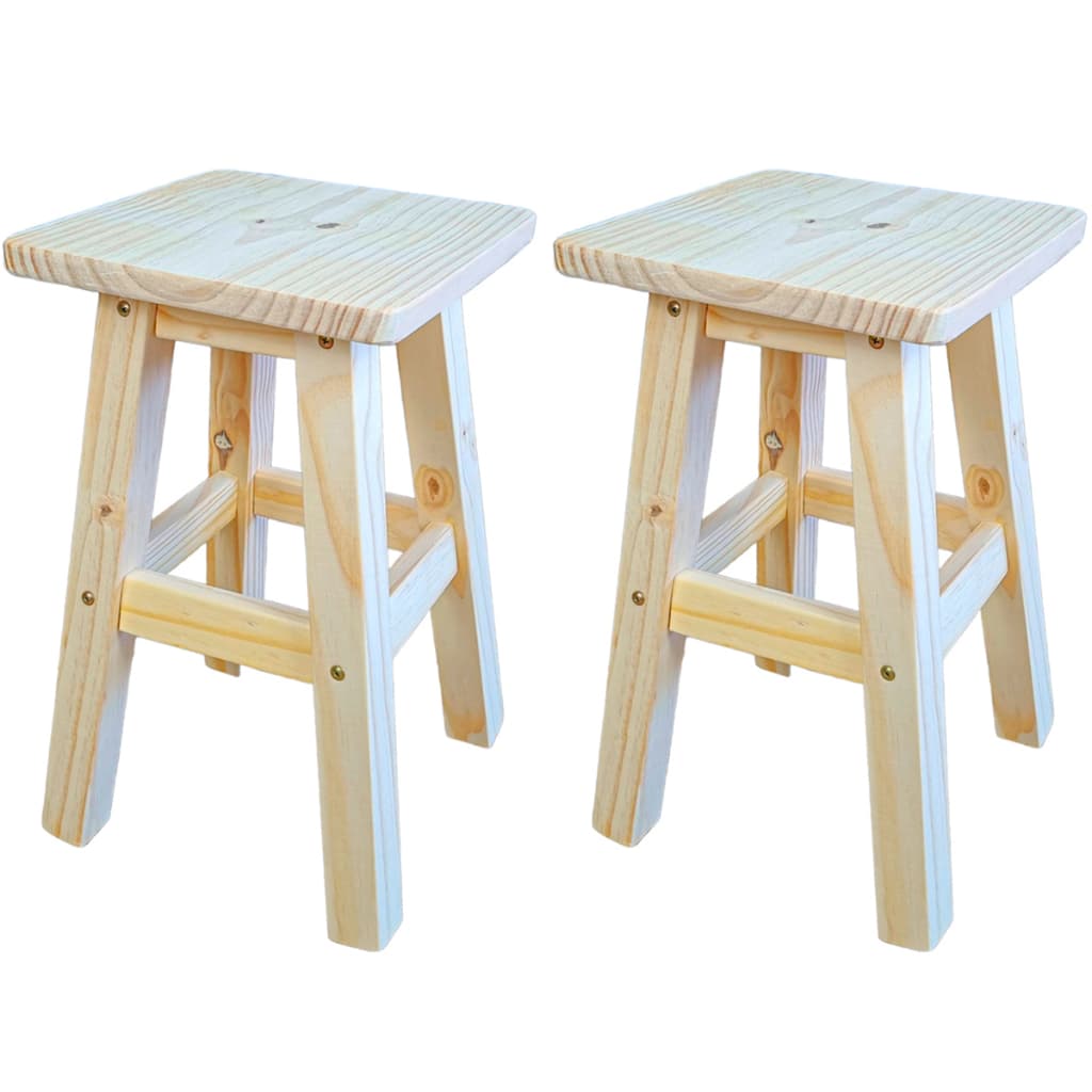 Banqueta 47cm Assento Resistente Acabamento Natural Decorativo Áreas Lazer Cozinha Gourmet Bar