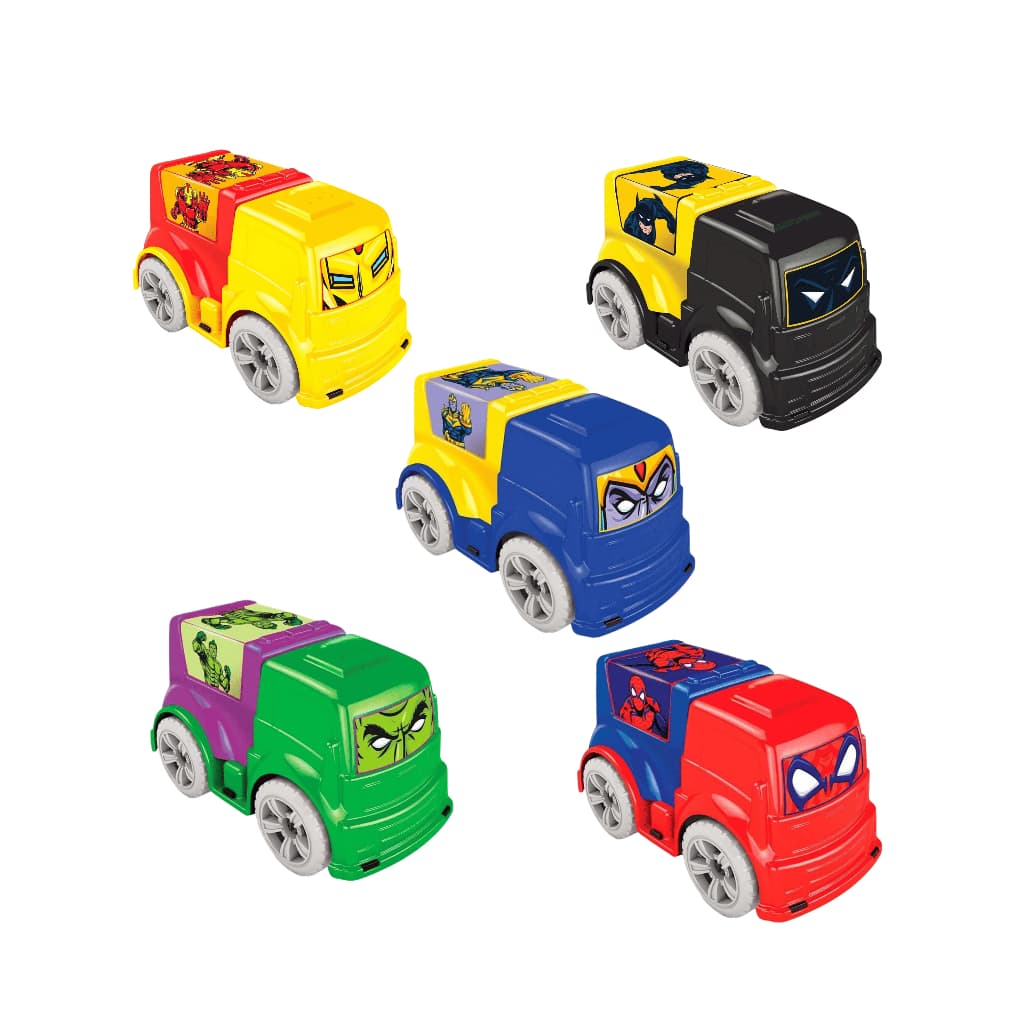 Carrinho mini caminhão liga dos defensores GGB