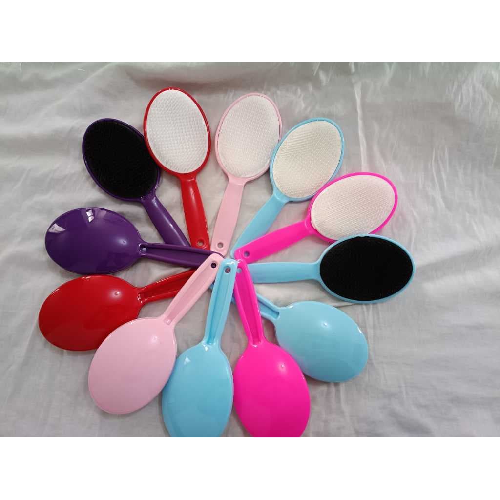 Escova Raquete Oval Cores Sortidas – Conforto e Desembaraço