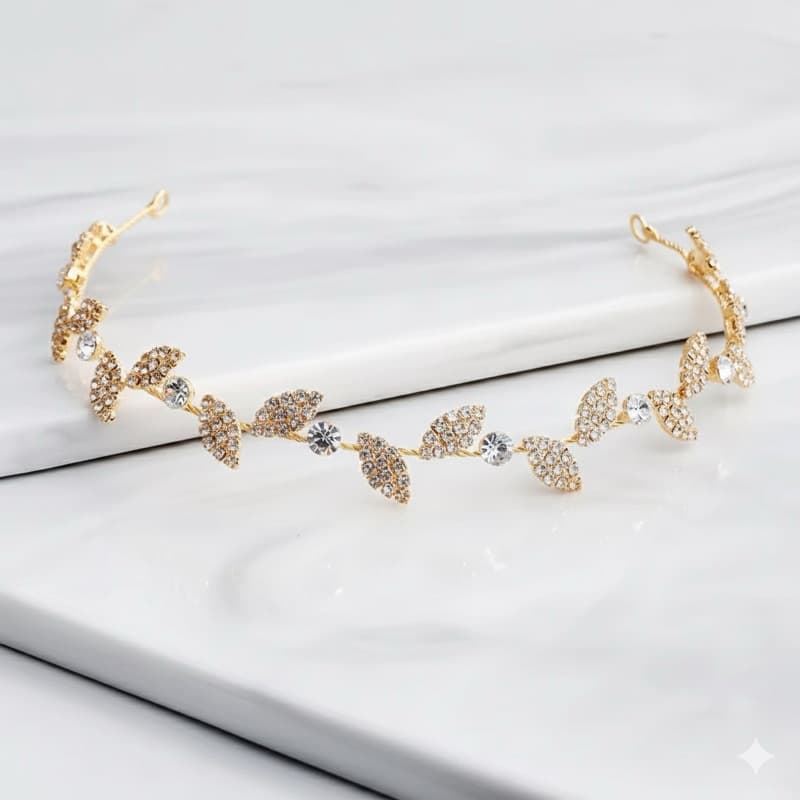 Tiara arco Strass brilho para penteados festas testeira gigolet Florista arranjo delicado para madrinhas damas de honra