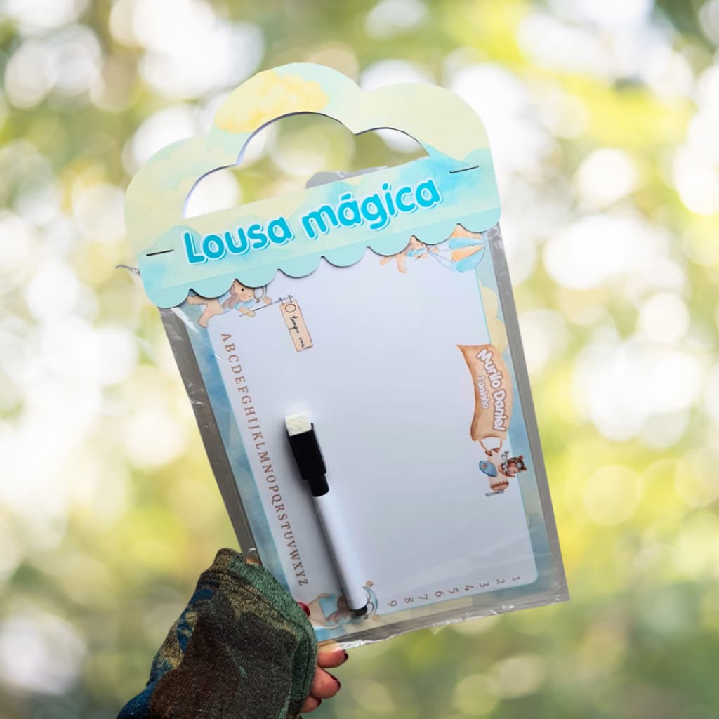 Lousa Mágica O Aviador - Lousa Mágica 3 em 1 O Aviador - Lembrancinha O aviador o tempo voa