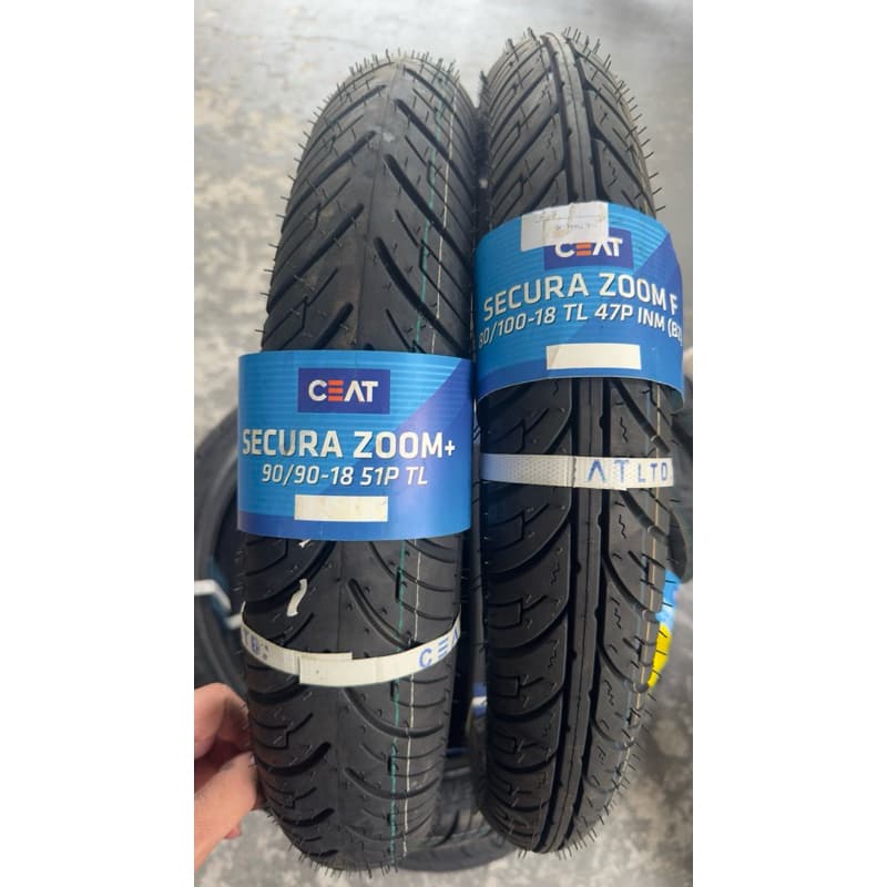 Par Pneu 90/90-18 E 80/100-18 Titan/ybr/yes S/ Câmara Ceat