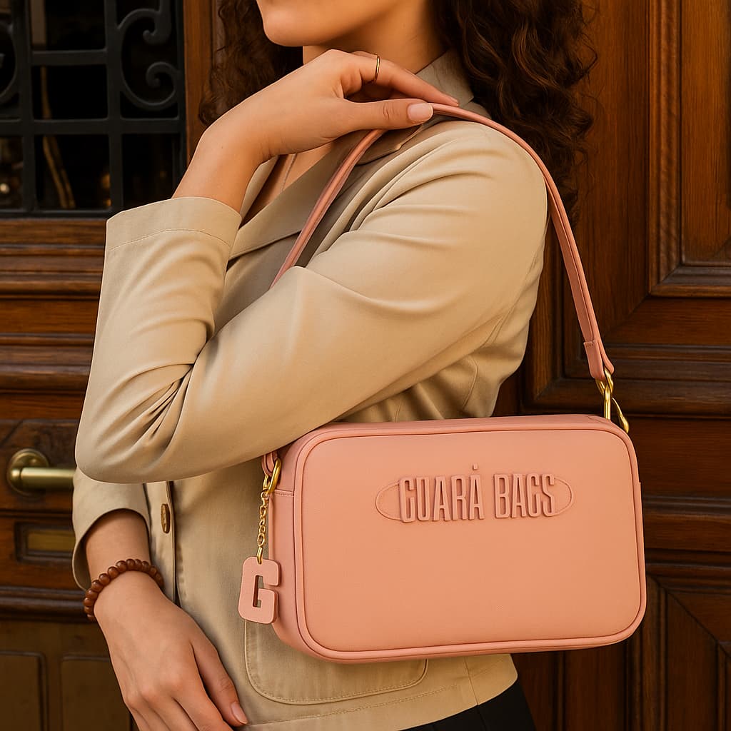 Bolsa de Ombro Lisa Ajustável Minimalista Moderna Básica Linda - Promoção Envio Imediato