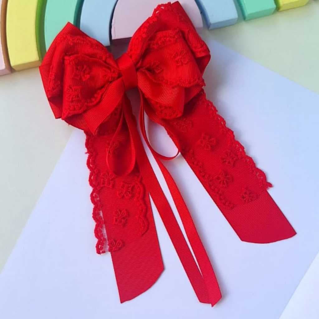 laço para cabelo/ laço vermelho/ laço natal/ laço luxo/ laço festa