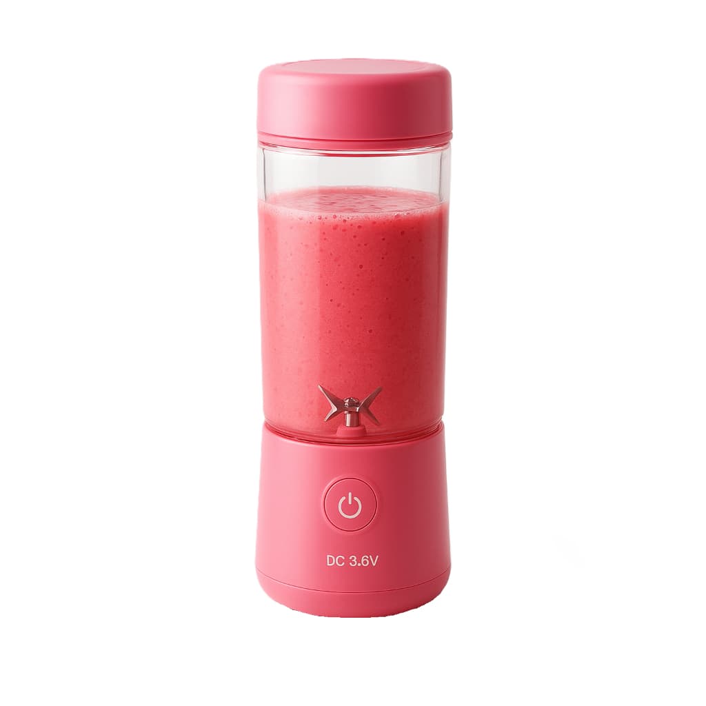 Mini Liquidificador Portátil Shake 6 Laminas 380ML | Recarregável + Cabo USB