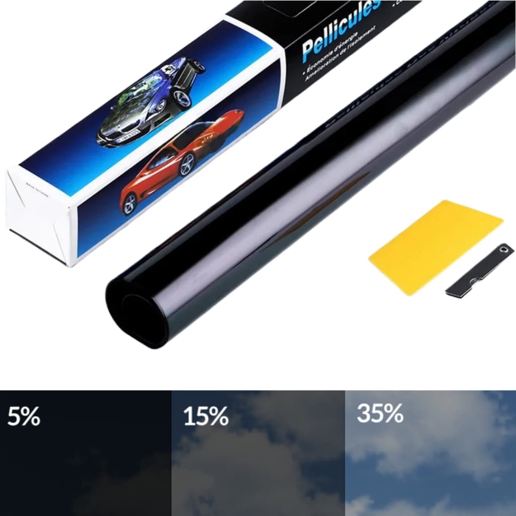 Película Insulfilm Automotiva Anti-UV  + Espátula e Estilete Fácil Aplicação