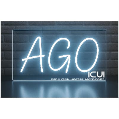 PLACA PAINEL LETREIRO LED NEON NOMES PERSONALIZADO