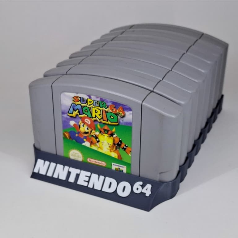 Suporte Organizador Nintendo 64 Porta Cartuchos Retro