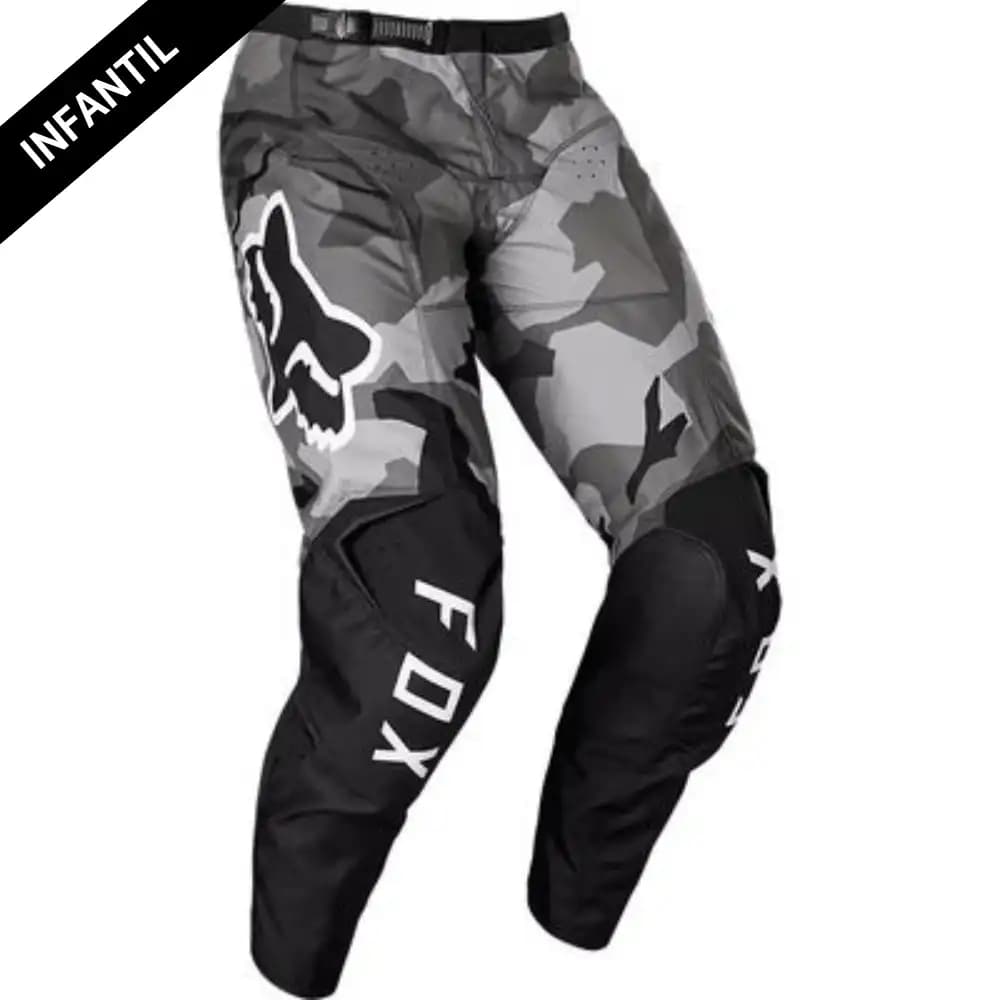 Calça Infantil Fox Racing 180 de Motocross Trilha Enduro Bike Donwhill Mtb Bnkr Cores