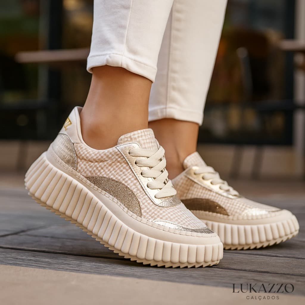 Tenis Feminino Casual Basico Leve Atemporal e Cheio de Estilo