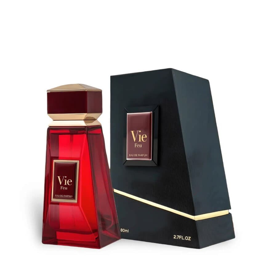 Fragrância World Vie Feu Água Perfumada Masculina 80ml