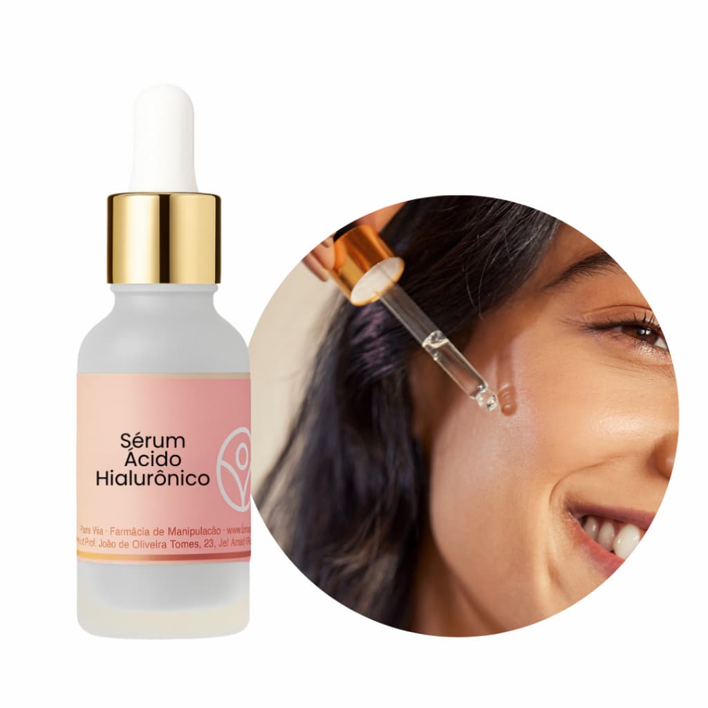 Sérum Facial com Ácido Hialurônico 10% – Hidratação Profunda e Uso Diário 30ml