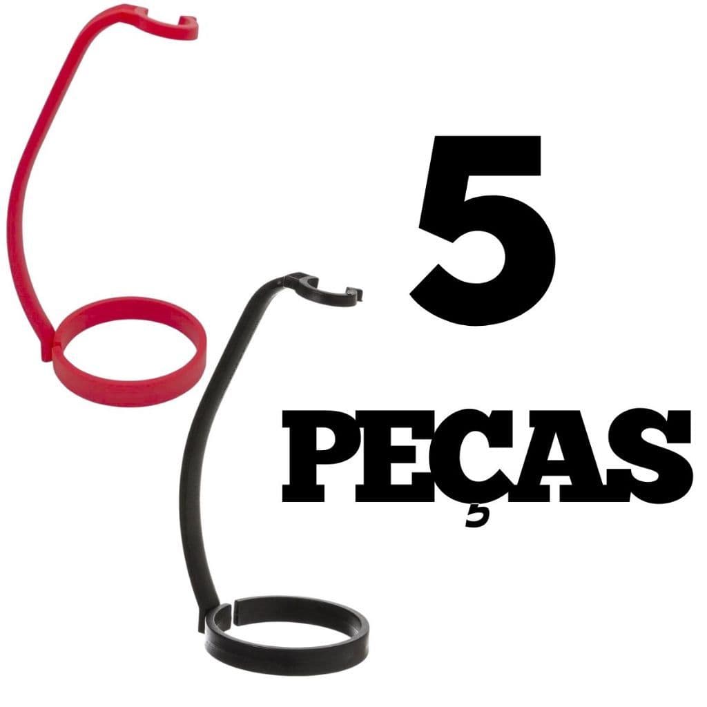 Kit 5 Pegador De Servir Refrigerante Suporte Garrafa Pet Alça Segurar Moderno