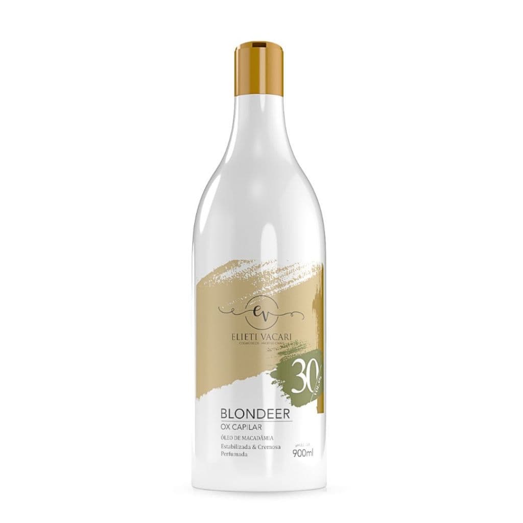 Água Oxigenada Cremosa 30 Volumes 9% 900ml - Elieti Vacari