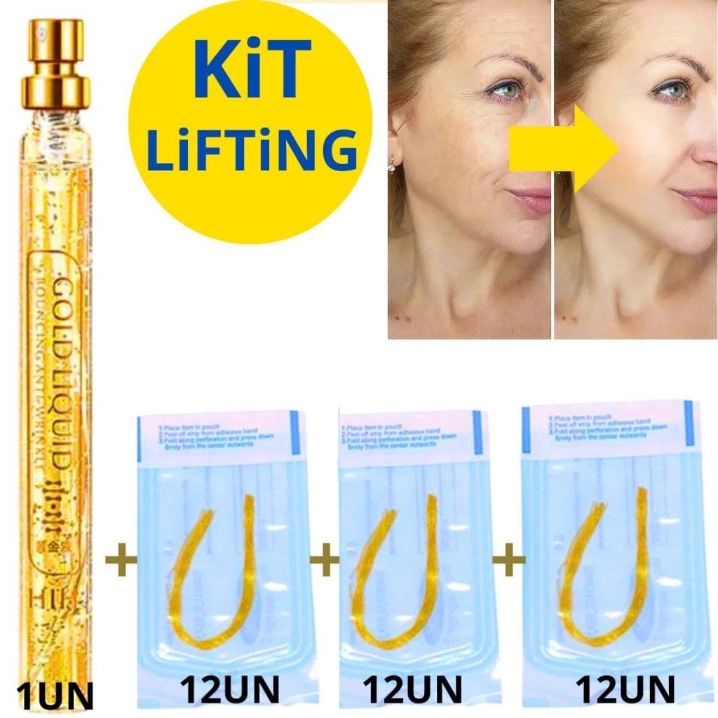 Ácido Hialurônico + Fios de Proteína Anti Rugas /Linhas de Expressão/Rejuvenescedor Facial