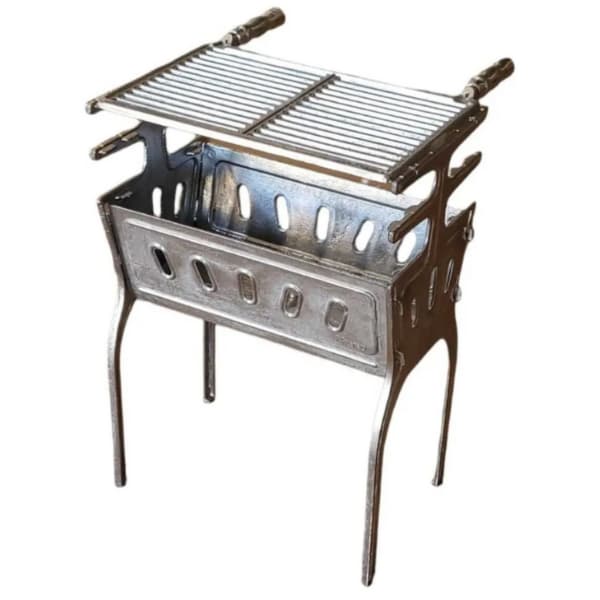 Churrasqueira de Alumínio Alta 70cm – Portatil