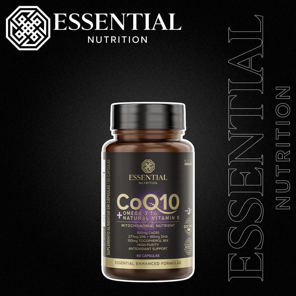 Coenzima Q10 (60 Cápsulas) COQ10 Essential Nutrition