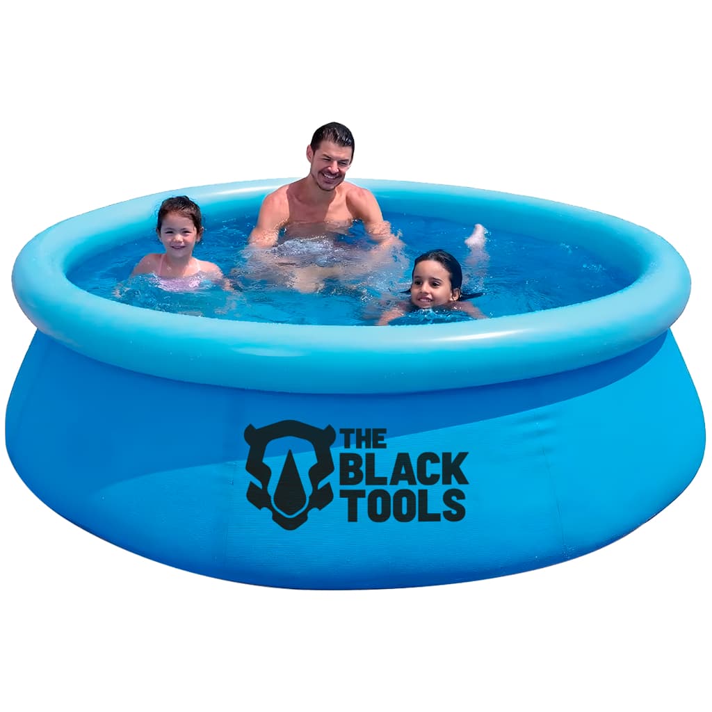 Piscina Inflável Atrio Acqua 1400l Reforçada Com Kit Reparo The Black Tools