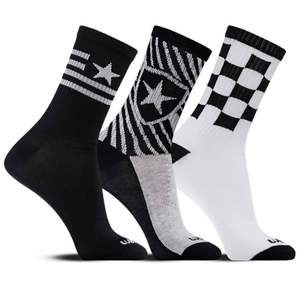 Kit 3 Pares Meia Esportiva Masculina Botafogo Running Bike Academia Fitness Oficial