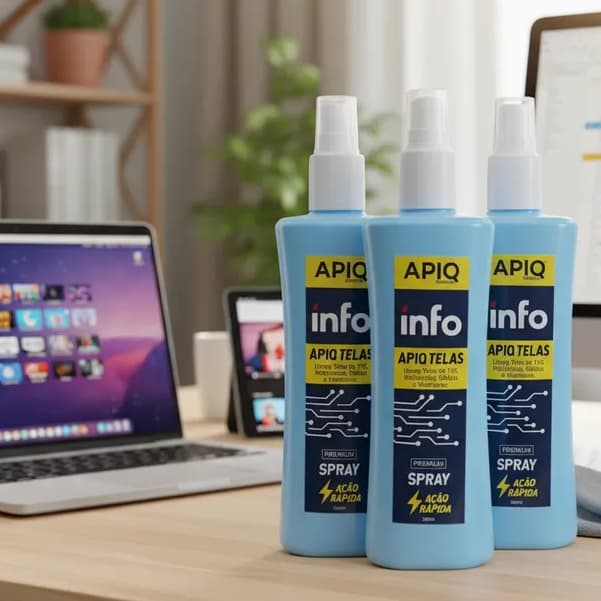 Limpa Telas De Cel/pc/tv/noteboock - 300ml kit com 3 unidades