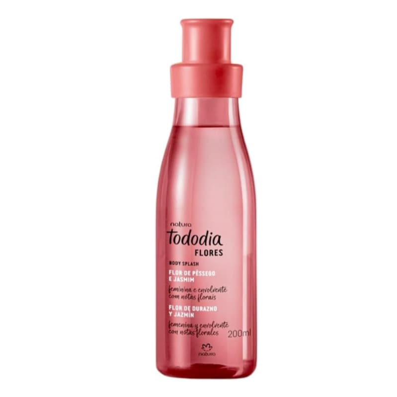 Body Splash TodoDia Flores Flor de Pêssego e Jasmin 200ml