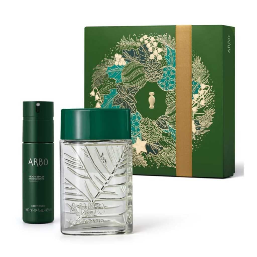 Kit Presente Natal Arbo (Arbo Desodorante Colônia 100ml + Body Spray Desodorante Arbo 100ml)