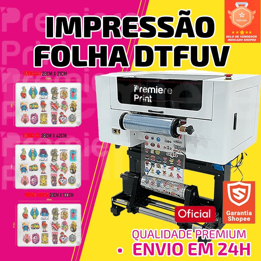 IMPRESSÃO DTF UV ENVIO IMEDIATO EM ATÉ 24 HORAS