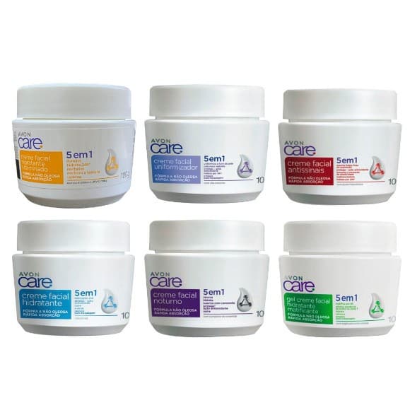 Creme Facial Avon Care / Uniformizador / Matificante / Hidratante / Renovare Accolade Noite / Dia - 100g
