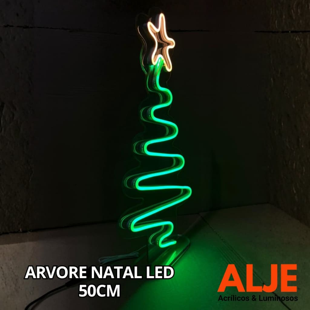 Árvore Natal Led Estrela Brilhante Iluminada