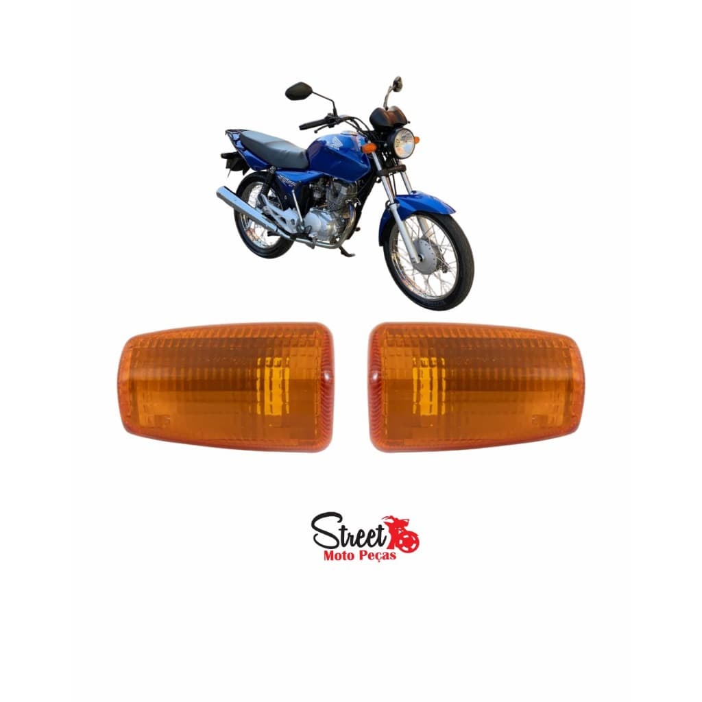 Lente Pisca Dianteiro Traseiro Honda Titan 150 /160 Fan / CG 125 150 cg 160 YBR Falcon fazer bros