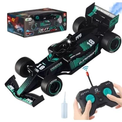 Brinquedo Ferrari F1 Solta Fumaça Controle Remoto