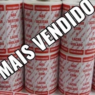 Etiquetas De Lacre de segurança Delivery Ifood -15.000 MIL Unidades