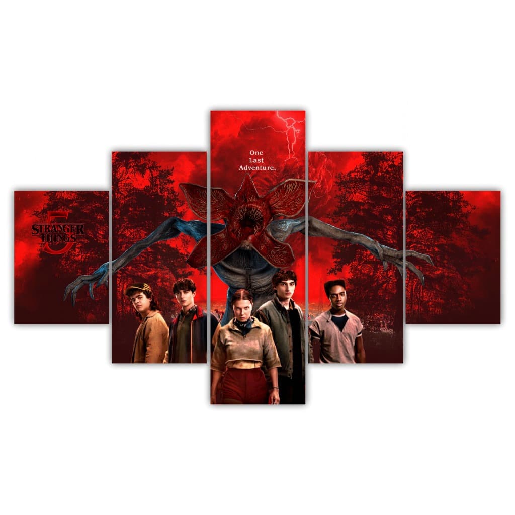 QUADRO DECORATIVO STRANGER THINGS 5 TEMPORADA