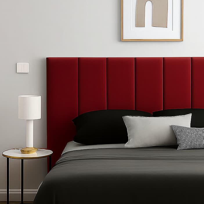 KIT 8 Placas Cabeceira de Cama Casal Queen Estofada Modular 45x20cm - ENVIO IMEDIATO