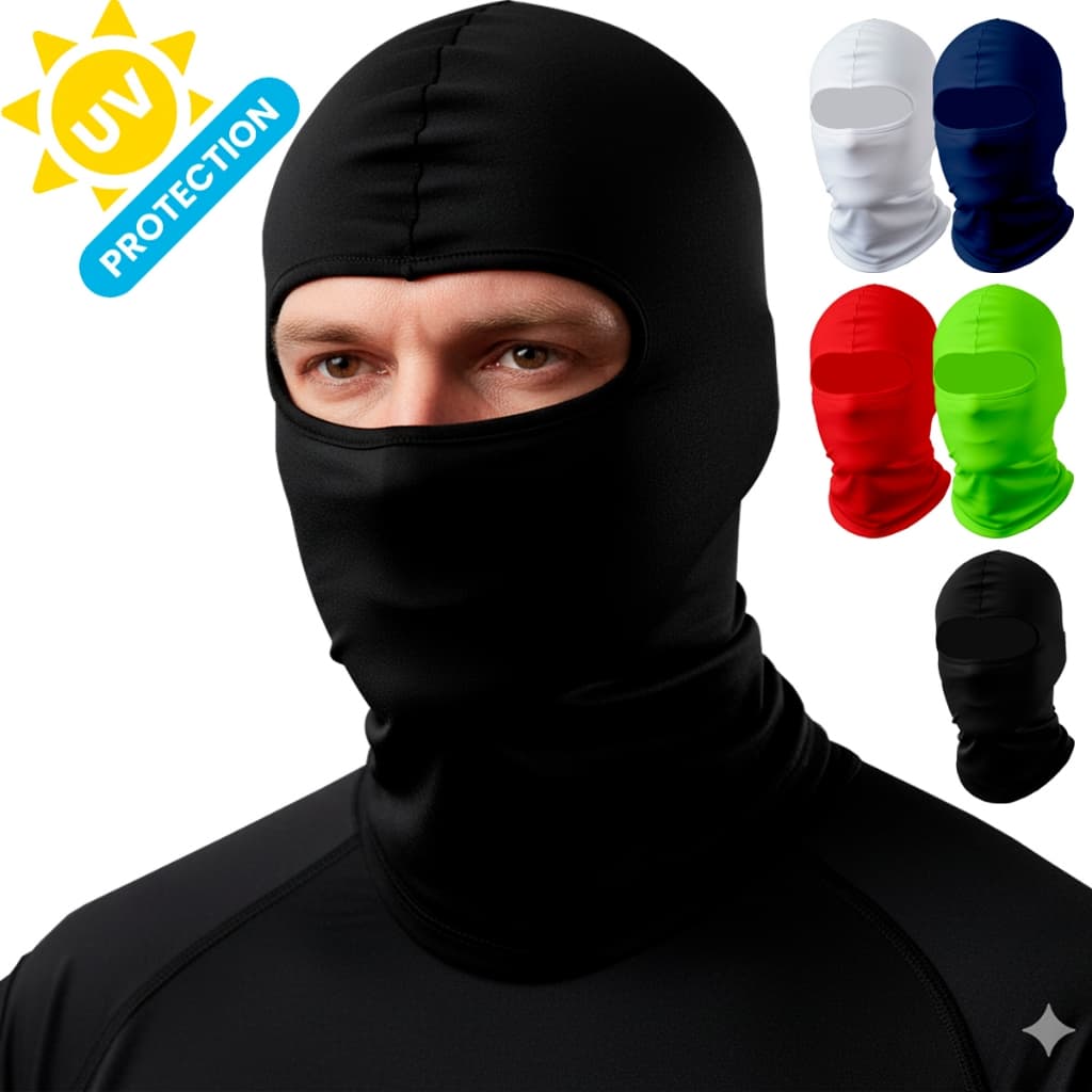 Balaclava Exército Proteção Solar Uv50+ Térmica Pesca Motoboy Mascara Capuz