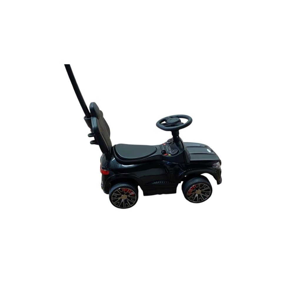 🚗✨ Carrinho Elétrico Infantil 6V com Empurrador e Controle Remoto – Preto
