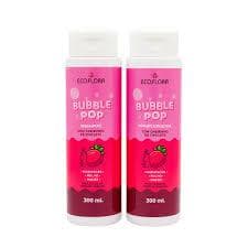 eco flora bubble popbshampoo e condicionador  fragancia de morago 300 ml cada
